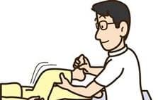 施術中イメージ